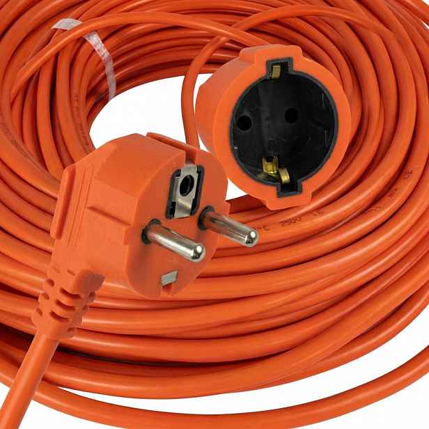 Prodlužovací Kabel Stavební Kabel Pevný Zahradní 50 M Pro Sekačku 2x1,5 mm