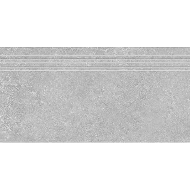 Schodovka Fineza Abe šedá 30x60 cm mat SCABE36GRR