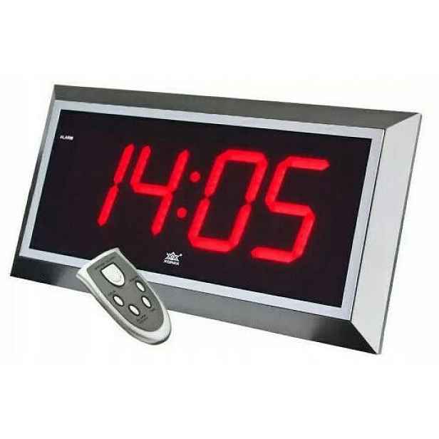 Velký Čitelný Červený Led Budík S Dálkovým Ovládáním Xonix 4001 Číslice 10 cm