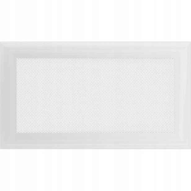 Větrací Krbová Mřížka Malovaná Oskar 17x30 Bílá