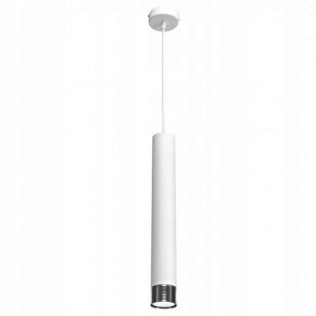 Závěsná lampa Dani Bílá Srenrmy Tuba 1xE27 8x90 cm Stropní Svítidlo do pokoje