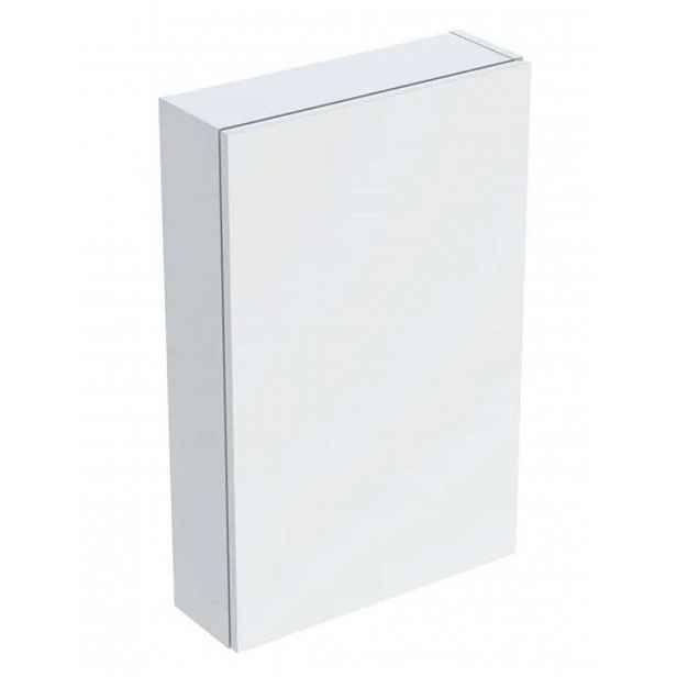Geberit iCon - Skříňka 45x70x15 cm, 1 dvířka, panty L/P, lesklá bílá 502.318.01.1