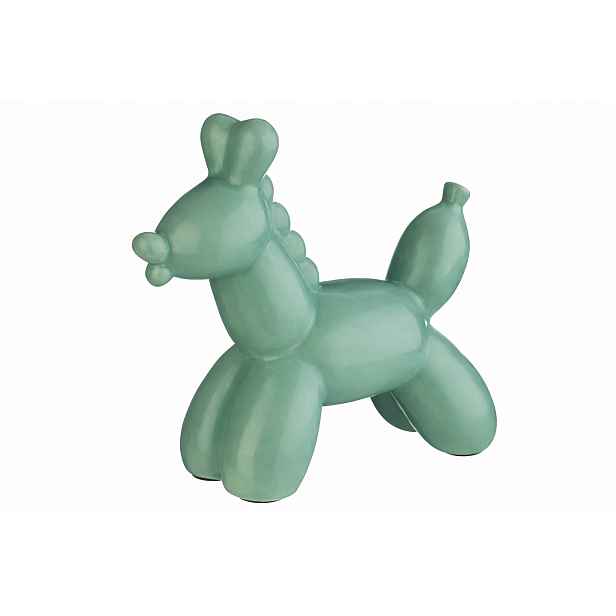Keramická dekorační figurka ve tvaru balónu, balónkový kůň, 17,5 cm