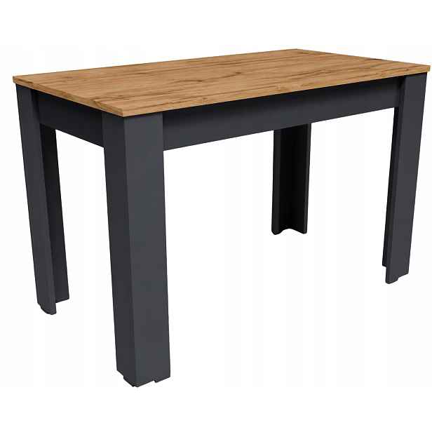 Kuchyňský jídelní stůl CR3-STERN grafit-wotan 110 cm do obývacího pokoje