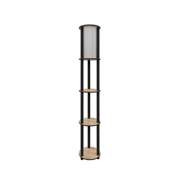 Opviq Stojací lampa KS-11107 ořech