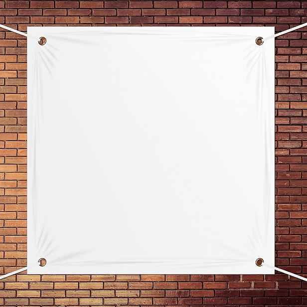 TEMU 1 velká vlastní čtvercová vlajka na zeď, stanový banner kovovými kroužky, včetně lana, digitálně tištěná vlajka, velikost 59,06x59,06 palců /