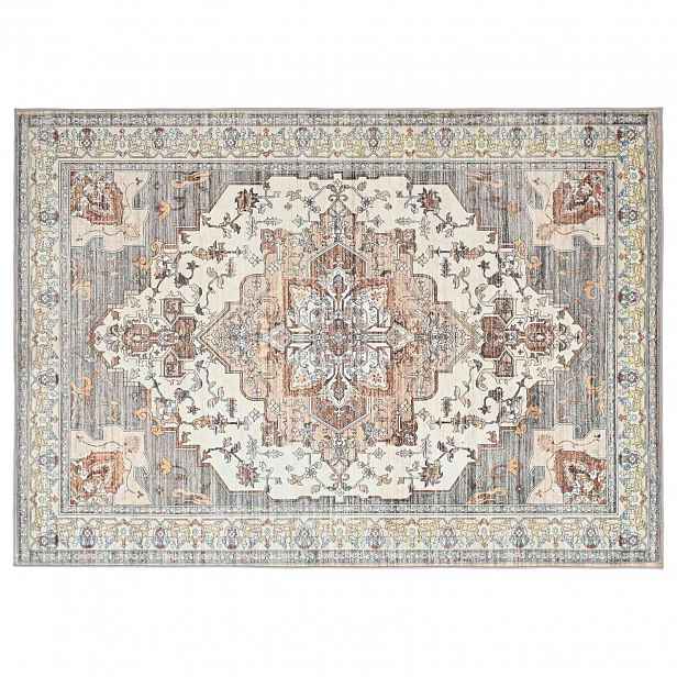 vidaXL Koberec ORIZ Hnědá 140 x 200 cm 100% polyester