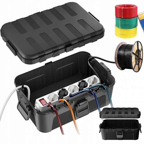 Vnější Instalační Krabice S Těsněním Pro Kabely 1-12 MM, 6 Průchodek
