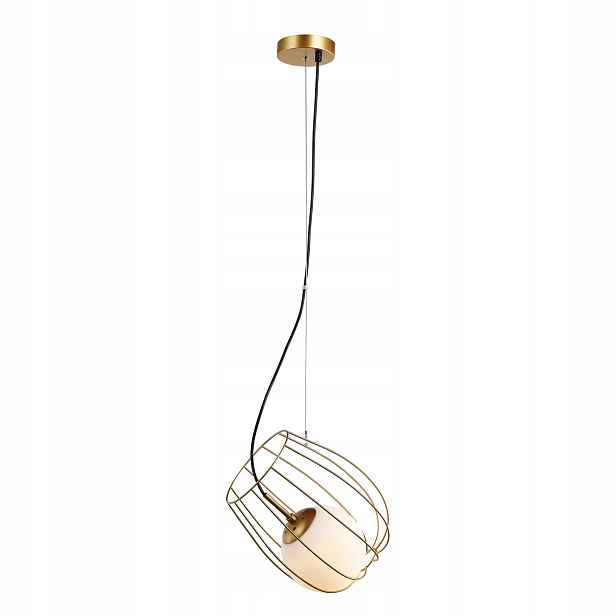 Závěsná lampa Italux Melisa Led moderní zlatá