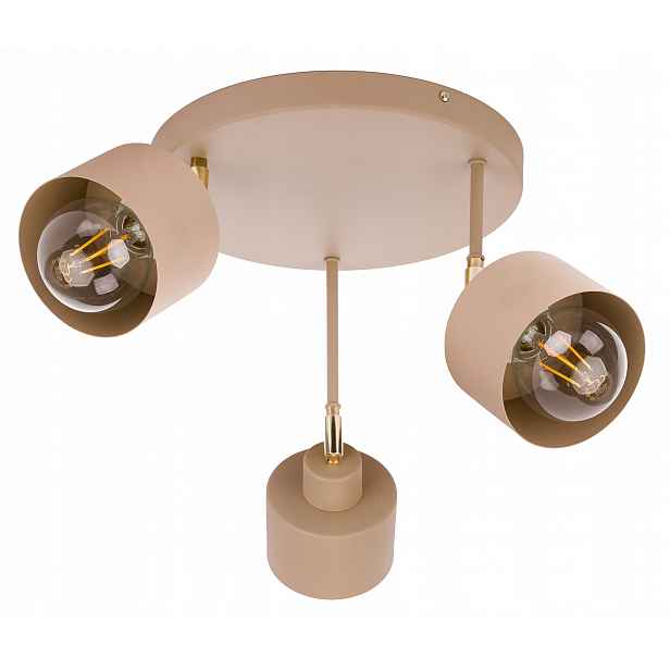 Závěsná Stropní Lampa Stropní Svítidlo Lustr Ruch Hrnek 3x E27 Kašmír béžová ecru