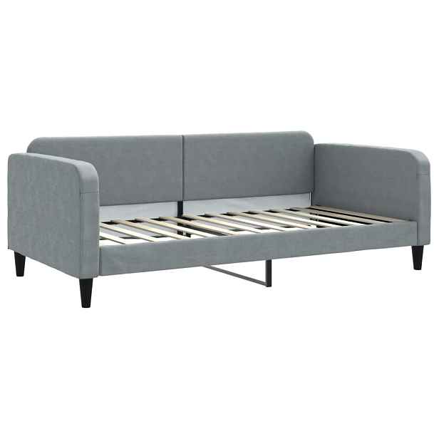vidaXL Válenda světle šedá 100 x 200 cm textil