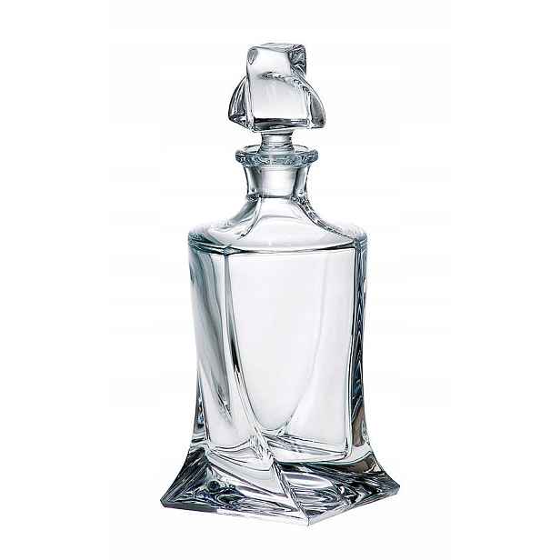 Bohemia Quadro Karafa na whisky Skleněná 770 ml křišťál jako Dárek