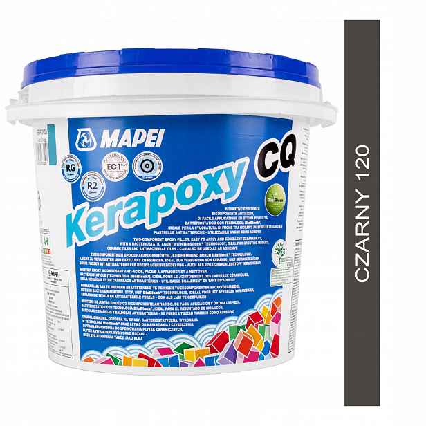 Epoxidová spárovací hmota Mapei Kerapoxy Cq 3 kg barva 120 černá