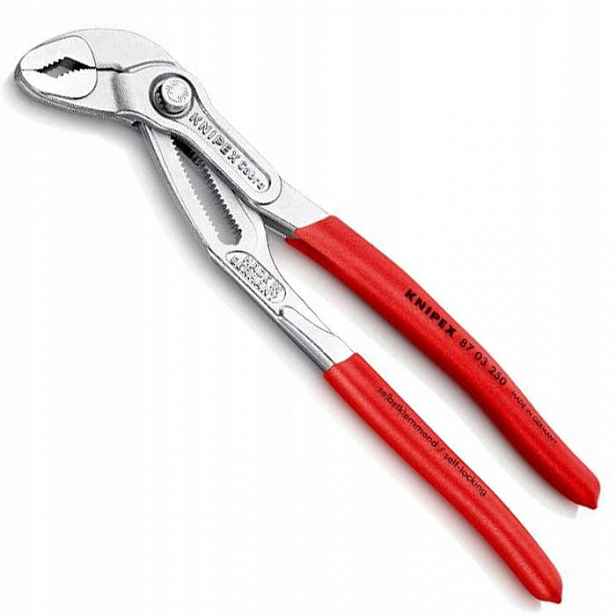 Kleště Na Trubky Nastavitelné Chromované Cobra 335G 250 MM Knipex 87 03 250