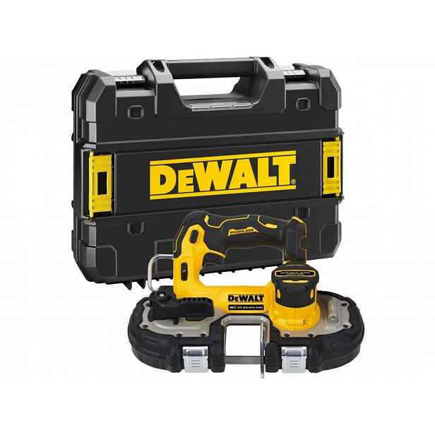 DeWALT - 18V AKU pásová pila na kov, bez baterie a nabíječky DCS377NT