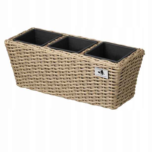 Květináč plast Gartenfreude 47 cm x 17 x 15 cm