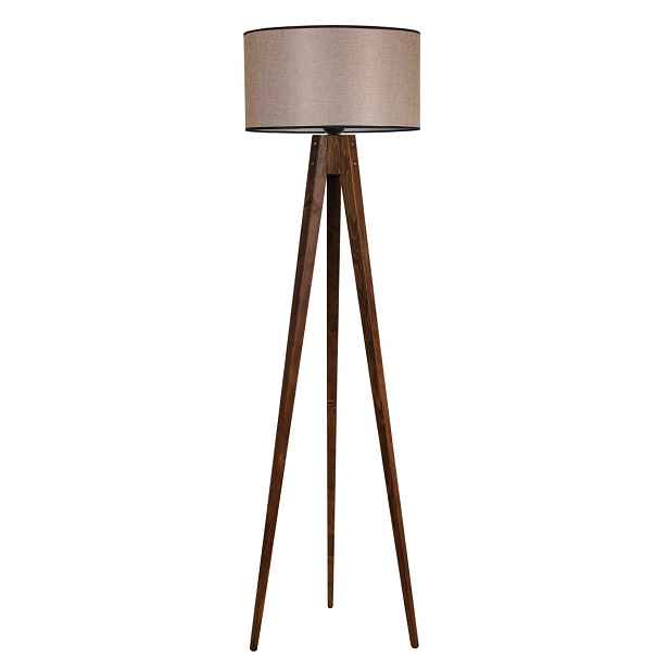 Opviq Stojací lampa Lambader 153 cm hnědá/hnědá
