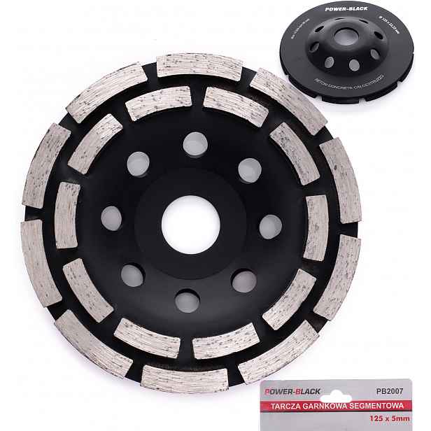 Sada 10 Ks Diamantový Hrncový Brusný Kotouč Segment 125 MM