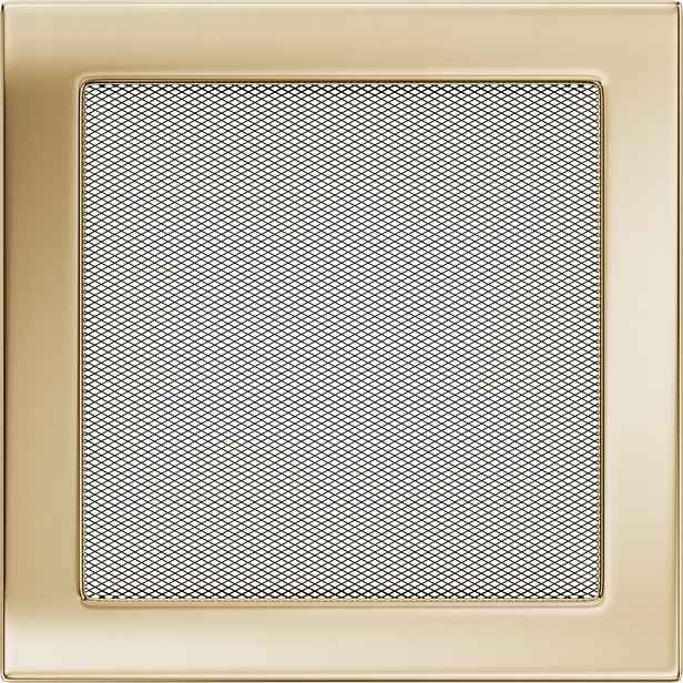 Ventilační mřížka 22x22 pozlacená
