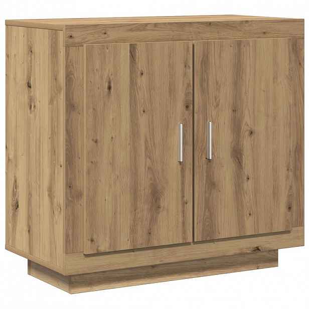 vidaXL Příborník dub artisan 80x40x75 cm kompozitní dřevo