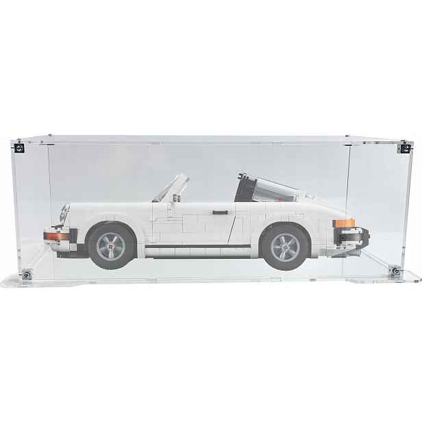 Vitrína s podstavcem Drewlandia pro stavebnici Lego 10295 – Porsche 911