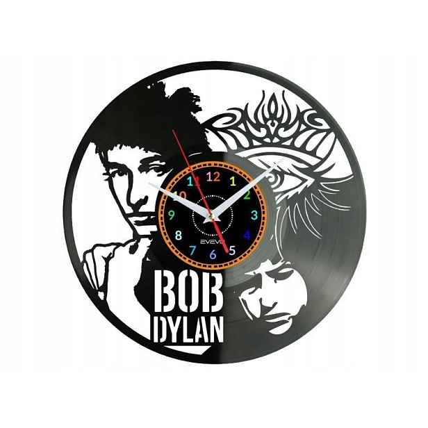 Bob Dylan Dárek Originální dekorace do domu Hodiny z vinylové desky