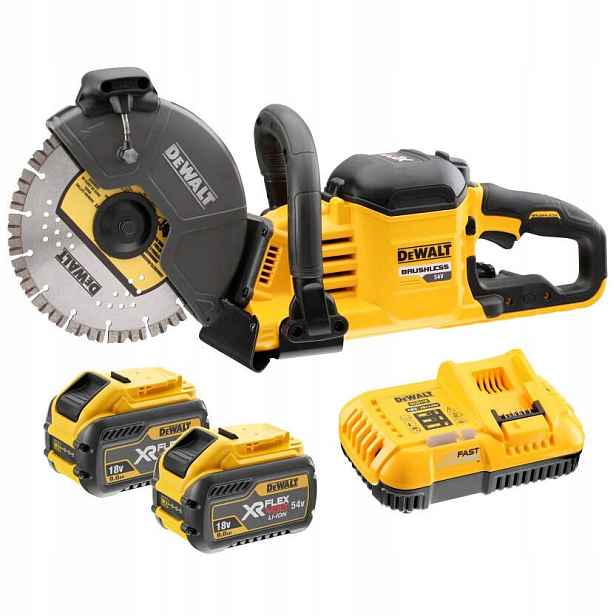 Akumulátorová Kotoučová Řezačka Na Betonu 230 mm 2x9 Ah Dewalt DCS691X2