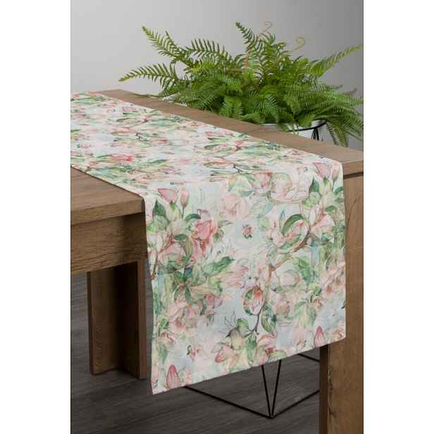 ArtFir Běhoun FLORE 10 | zelená 40 x 140 cm