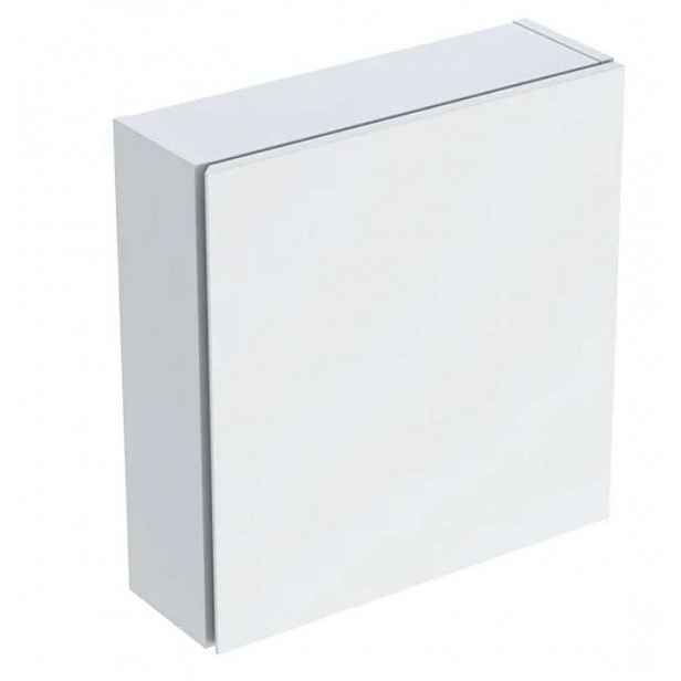 Geberit iCon - Skříňka 45x47x15 cm, 1 dvířka, panty L/P, lesklá bílá 502.319.01.1
