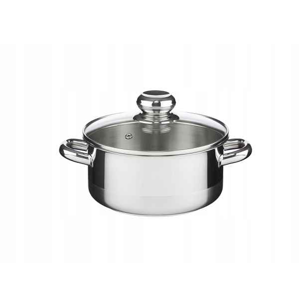 Rendlík Premium se skleněnou poklicí, průměr 18 cm, objem 2.0 l