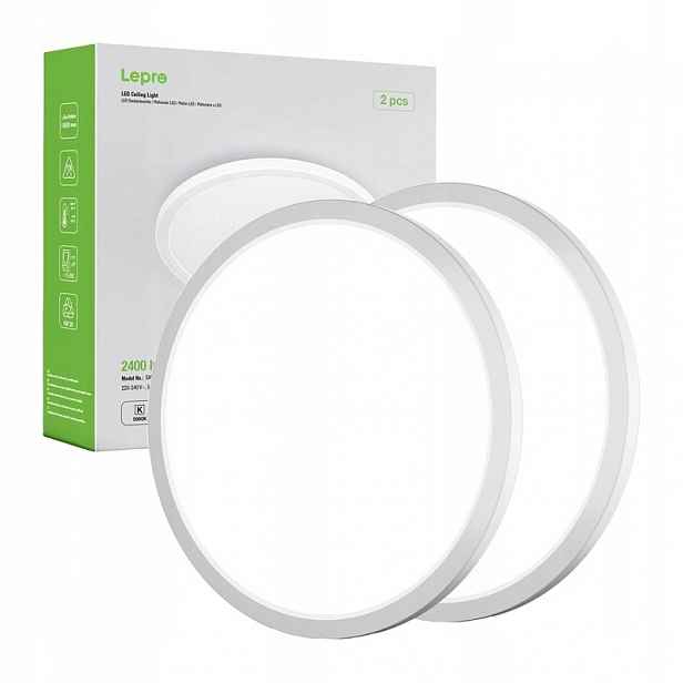 Stropní svítidlo Lepro 1500038-DW-EU-2 18W 1800lm 2 ks