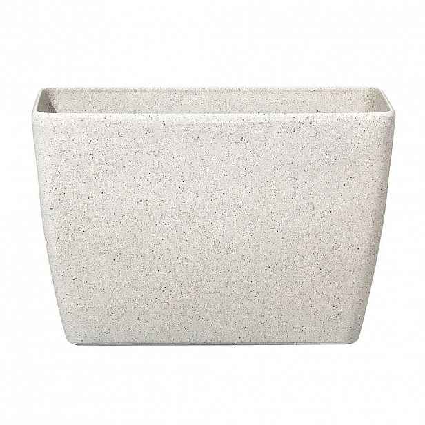 Beliani KVĚTINÁČ světle béžový obdélníkový 60/27/41 cm Baris