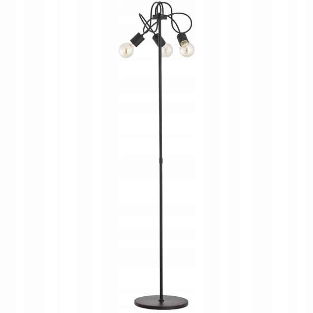Černá podlahová lampa Alfa Tango 3x60W 162 cm kovová stojící Alfa