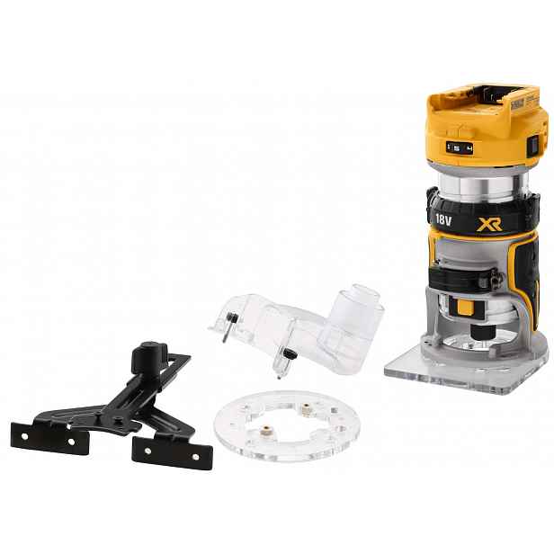 DeWALT - 18V AKU jednoruční frézka, bez baterie a nabíječky DCW600N