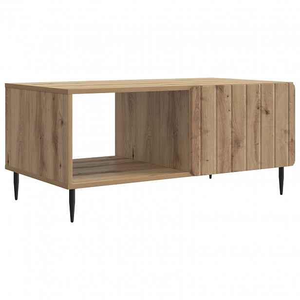 vidaXL Konferenční stolek Dub artisan 90 x 50 x 40 cm Kompozitní dřevo