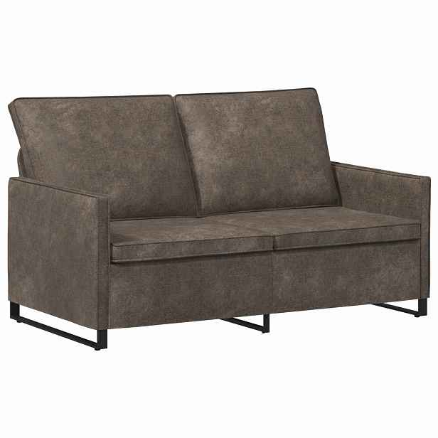 vidaXL Pohovka pro 2 osoby Tmavě šedá 150 x 81 x 82 cm Umělý semiš