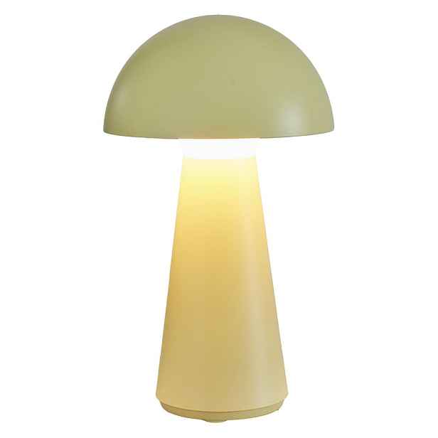 Žlutá LED stolní lampa na dálkové ovládání (výška 28 cm) Sam – Sirius