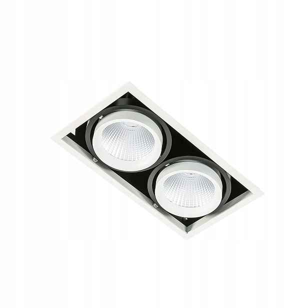 Italux Vertico Led Pohyblivé podomítkové svítidlo 36W 4000K Bílo-černé
