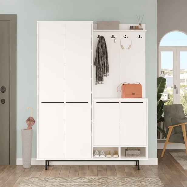 Casarredo Předsíňová stěna se skříní VALTIERA - bílá