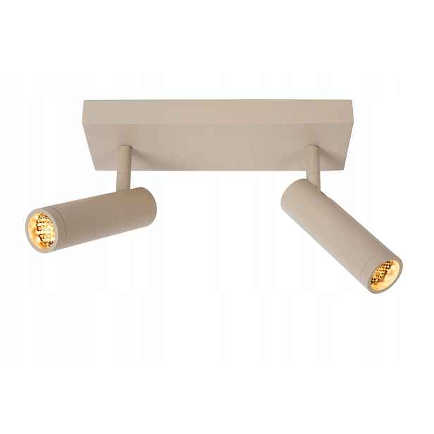 Lucide Grado stropní reflektor taupe 2xMR11 max 8W obdélníkový IP20
