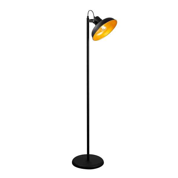 Opviq Stojací lampa Lik III 145 cm černá