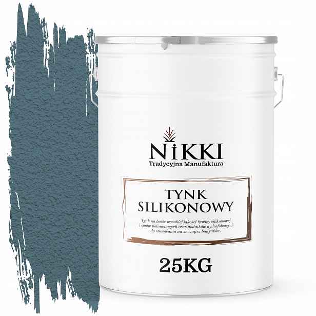 Silikonová Omítka Fasádní Tmavě Modrá F136 25KG Struktura Beránek Zrno 2.0mm