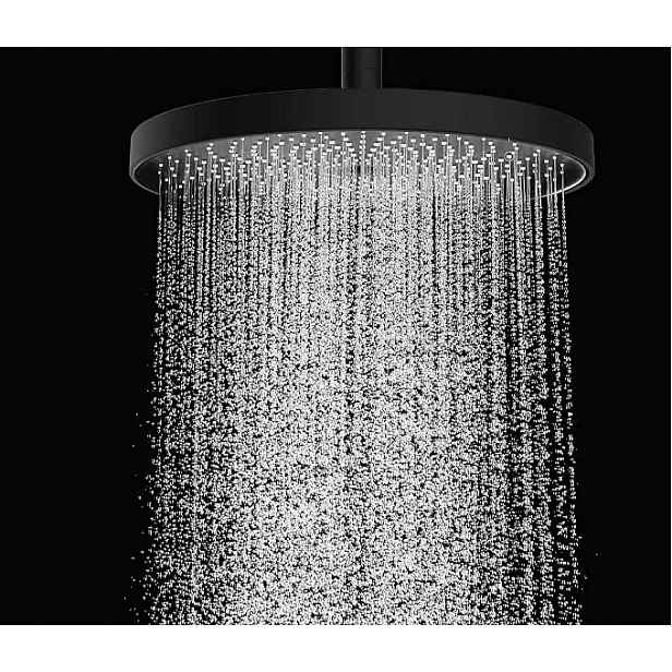 Sprchová hlavice 260 mm sprchový set Spa, černý chrom