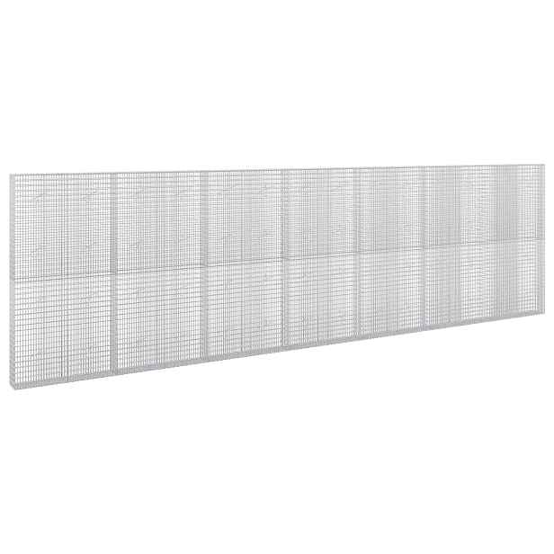 vidaXL Gabion s drátem 3,5 mm a síťkou 5x2,5 cm 700x20x200 cm