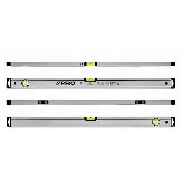 Vodováha PRO600 eloxovaná stříbrná s magnety 80 cm (0,8 m) Pro