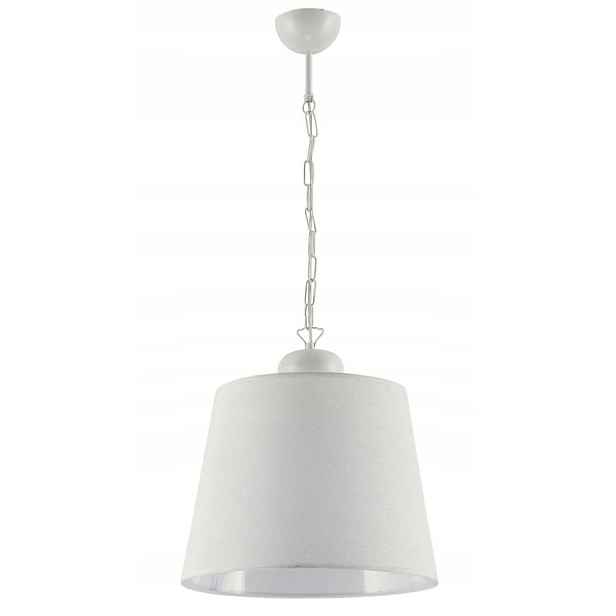 Závěsná lampa Kamelia Bílá Abažur 1xE27 38 cm Stropní Svítidlo do pokoje Domov