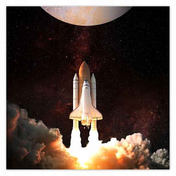 Plakáty 140x140 Raketoplán let Pluto
