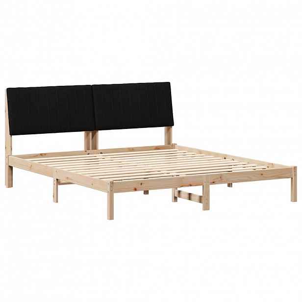 vidaXL Rám postele s čelo Hnědá 180 x 200 cm Masivní borové dřevo