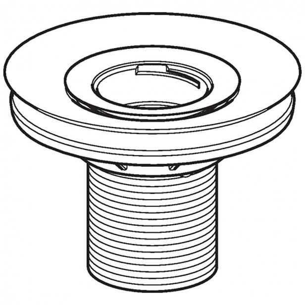 Geberit - Sifonový adaptér pro bezvodé pisoáry, průměr 103 mm 116.060.00.1
