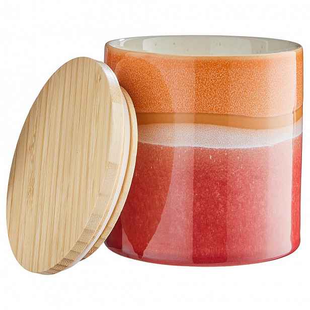 MEDLEY Dóza 12 cm - červená/oranžová